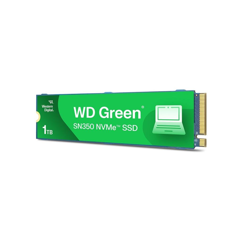 Ssd Wd Green Sn350 1Tb Nvme Pcie Gen3 8Gb M.2 2280 Tlc