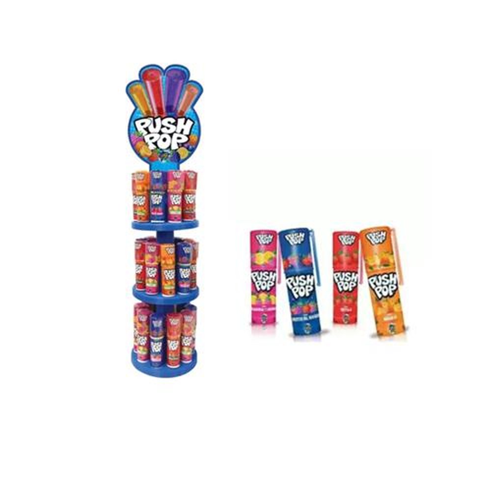 Chupeta Push Pop Tradicional Torre 20 Unidades