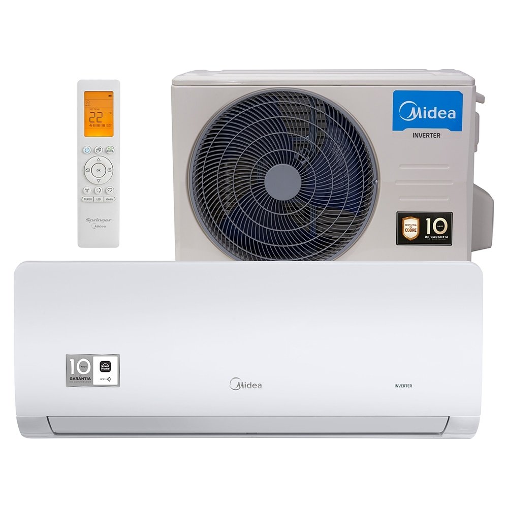 Ar Condicionado Split 12.000 BTUS Midea 38AGVCI12M5 - Frio, Inverter Xtreme Save, 220V