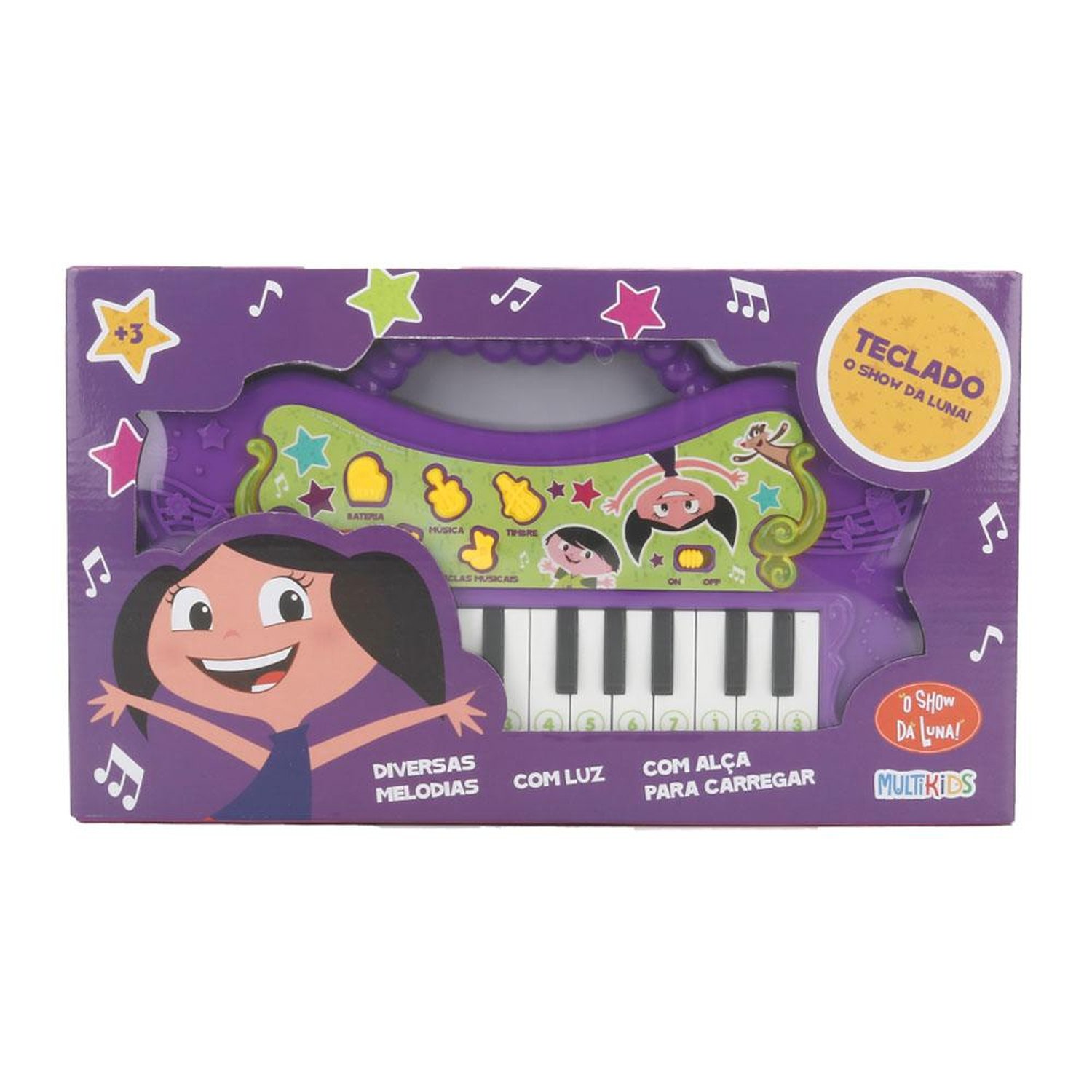 Teclado Musical O Show Da Luna Multikids - Br1800