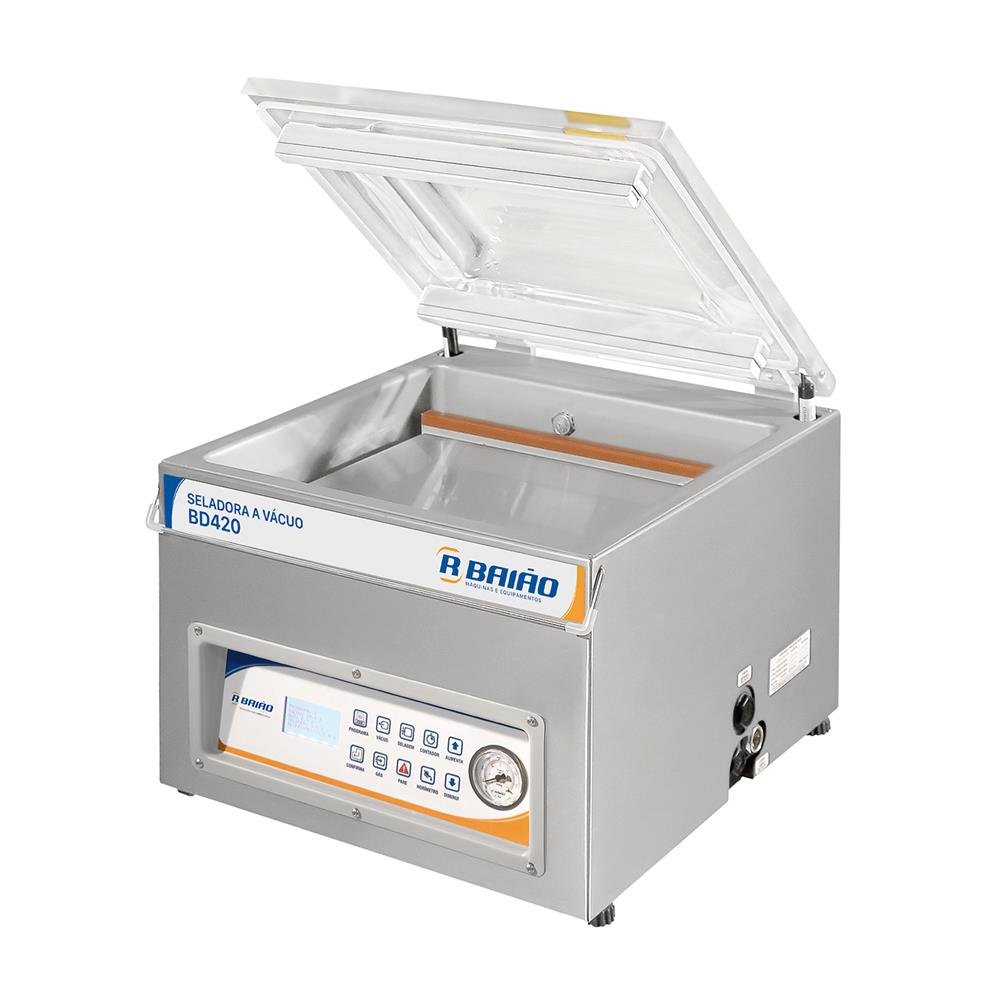 Seladora A Vácuo De Câmara De Mesa BD420 Com Bomba De 19M³/H - 220V