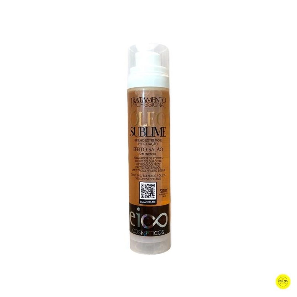 Óleo Sublime Brilho Extremo e Hidratação Eico Efeito Salão 50ml