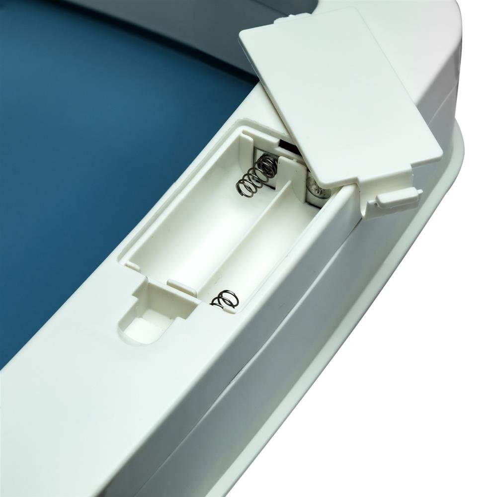 Lixeira Inteligente Automática Com Sensor de Aproximação - 14 Litros Pilha AA - Azul