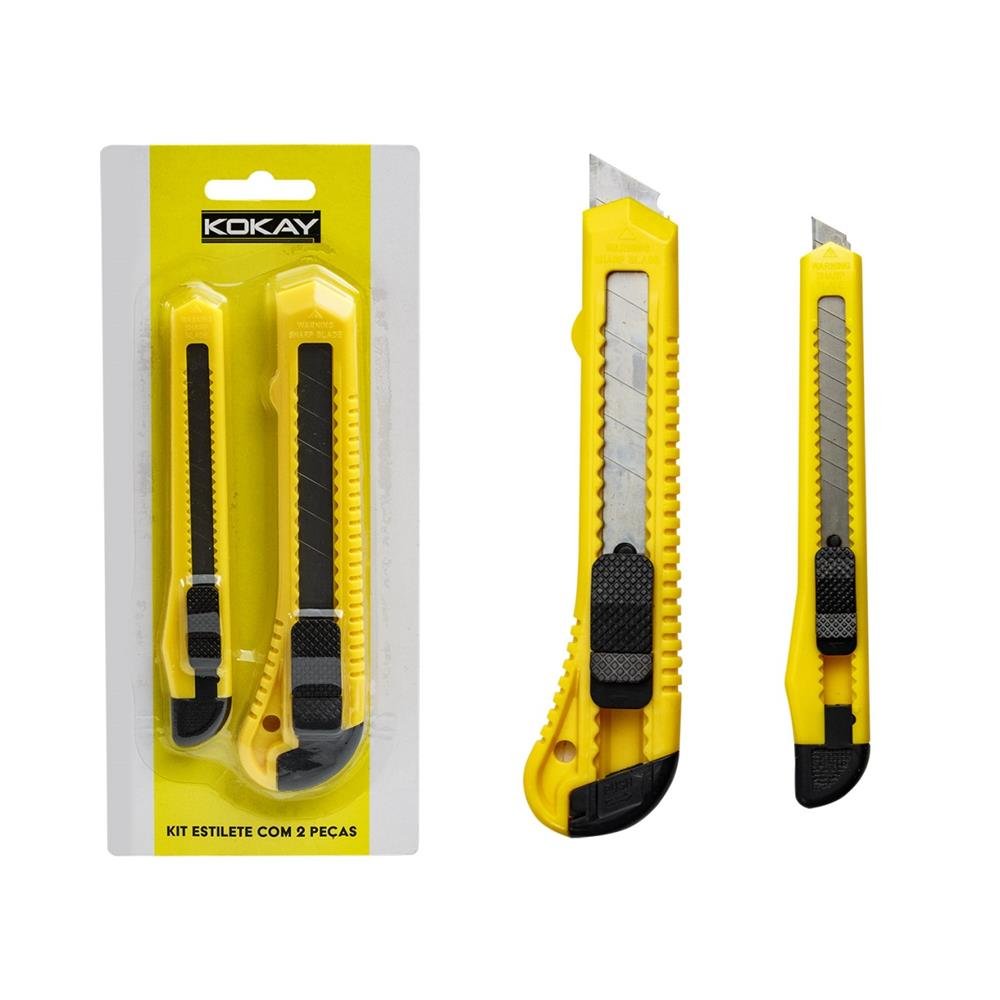 Kit de Estilete Com 2 Peças - KOKAY
