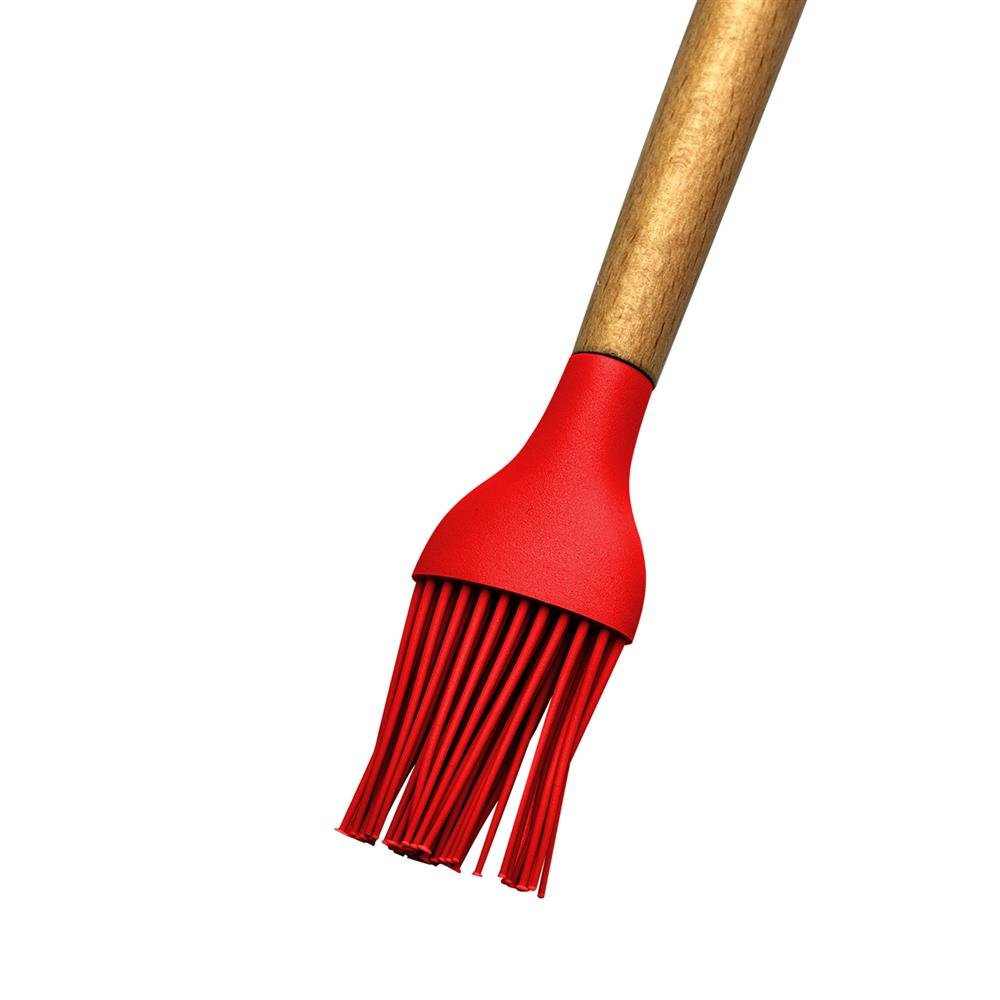Kit de Utensílios de Silicone para Cozinha 12 Peças Vermelho