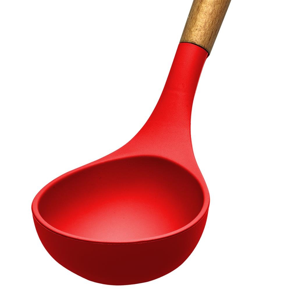 Kit de Utensílios de Silicone para Cozinha 12 Peças Vermelho