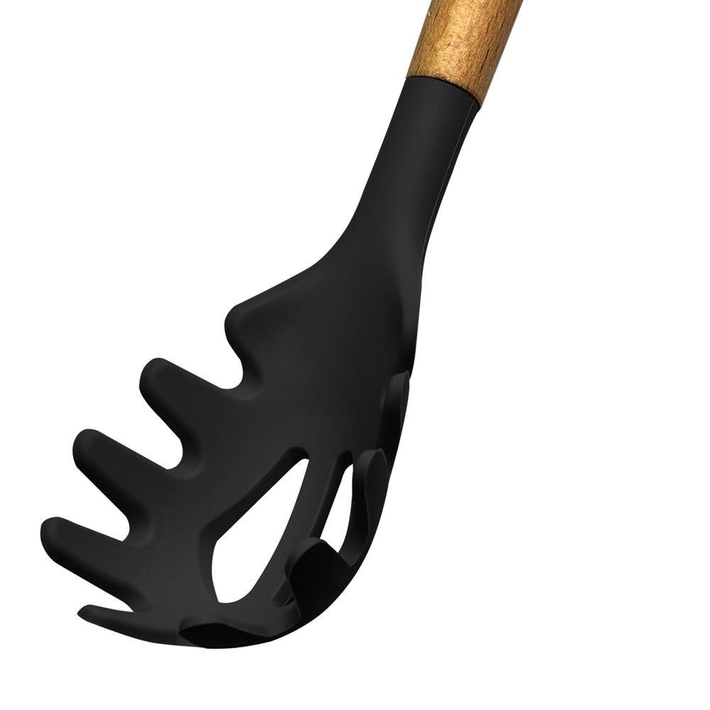 Kit de Utensílios de Silicone para Cozinha 12 Peças - Cinza