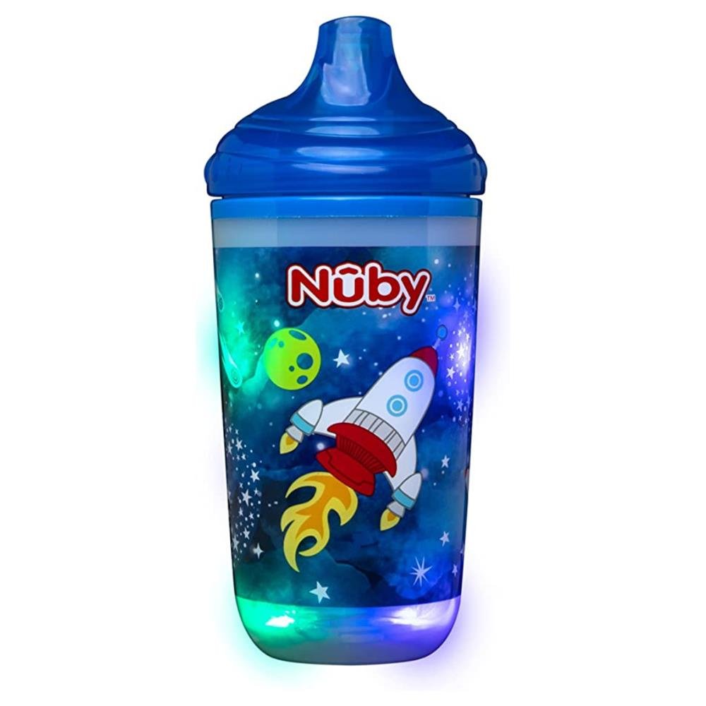 Copo Pisca-Pisca com Bico Rígido 300ml Nûby Azul