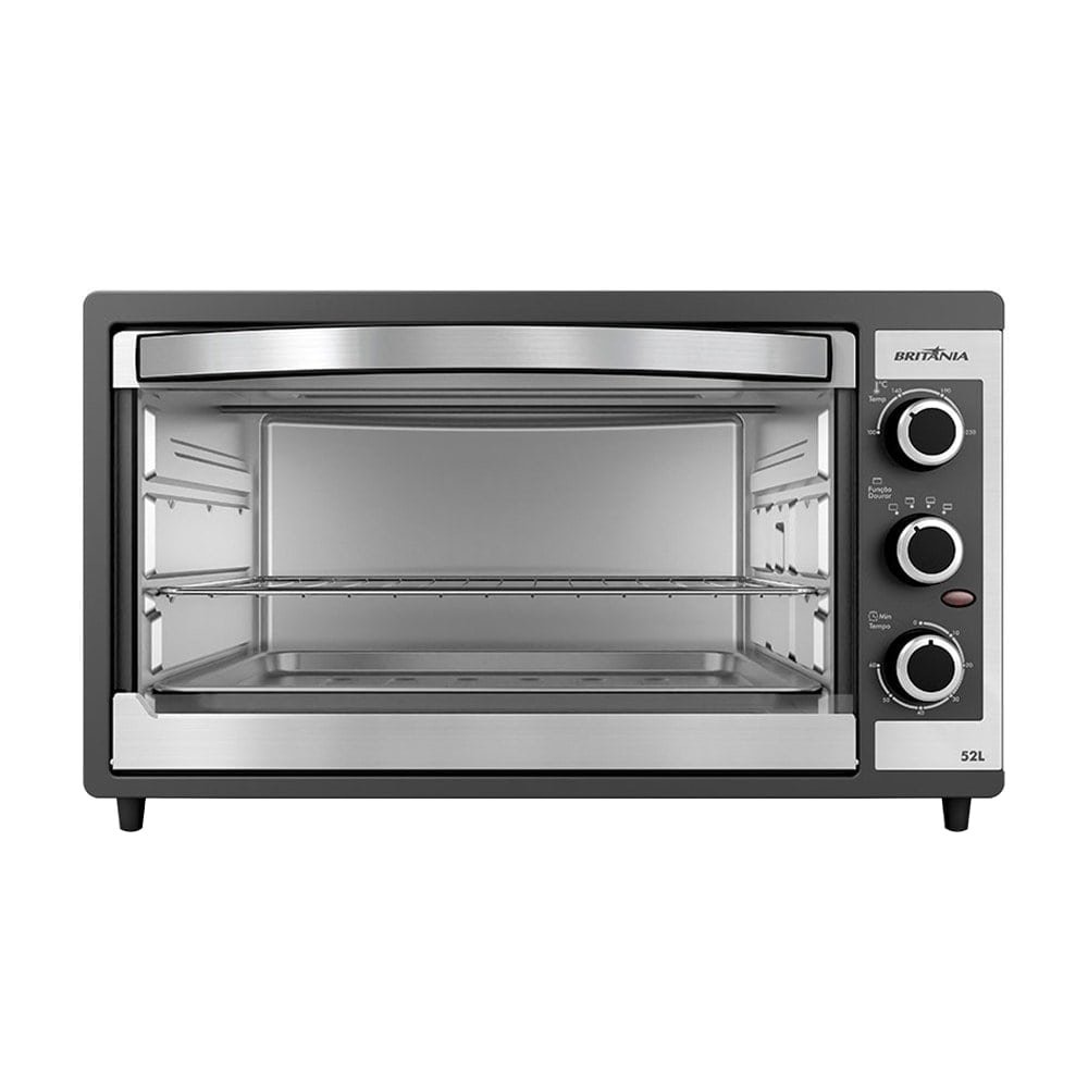 Forno Elétrico Bancada Britânia 52 Litros BFE55P - 1500W Dupla Resistência, 110V