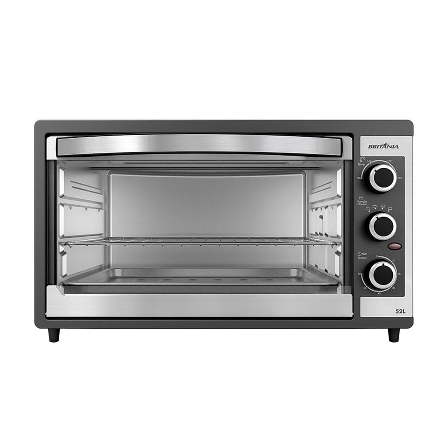 Forno Elétrico Bancada Britânia 52 Litros BFE55P - 1500W Dupla Resistência, 110V