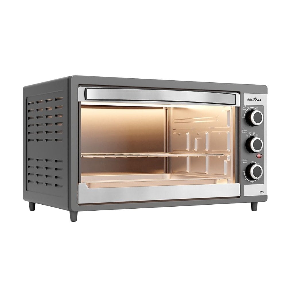 Forno Elétrico Bancada Britânia 52 Litros BFE55P - 1500W Dupla Resistência, 110V