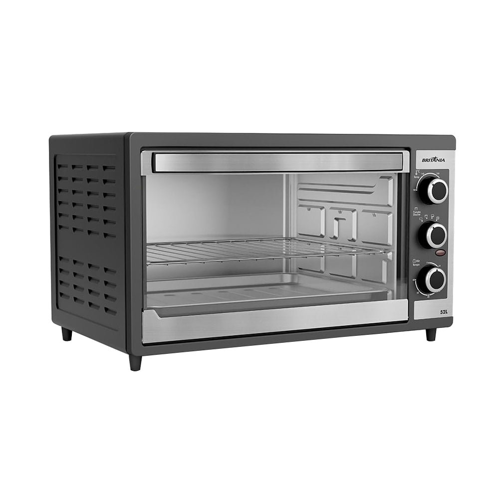 Forno Elétrico Bancada Britânia 52 Litros BFE55P - 1500W Dupla Resistência, 110V