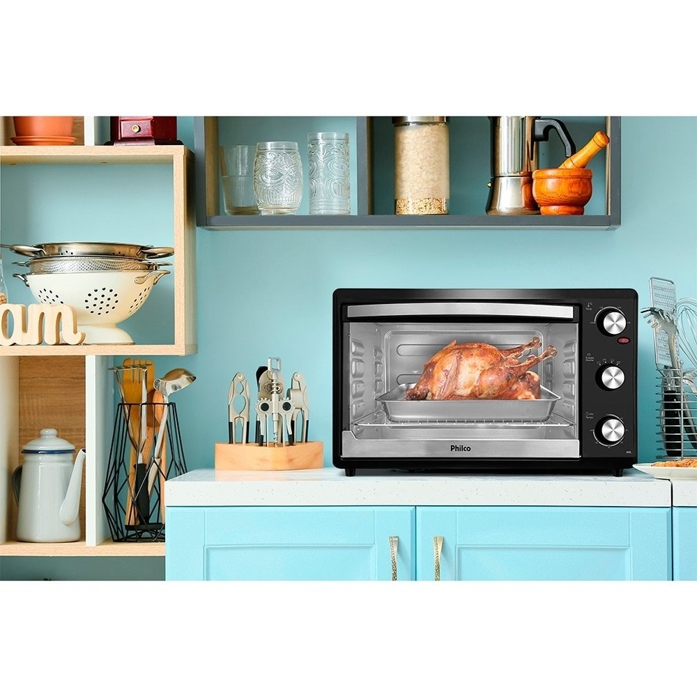 Forno Elétrico Bancada Philco 44 Litros PFE44P - Dupla Resistência, 220V