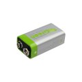 Bateria 9V 6F22 Manganês Heavy Duty - Granel - Green