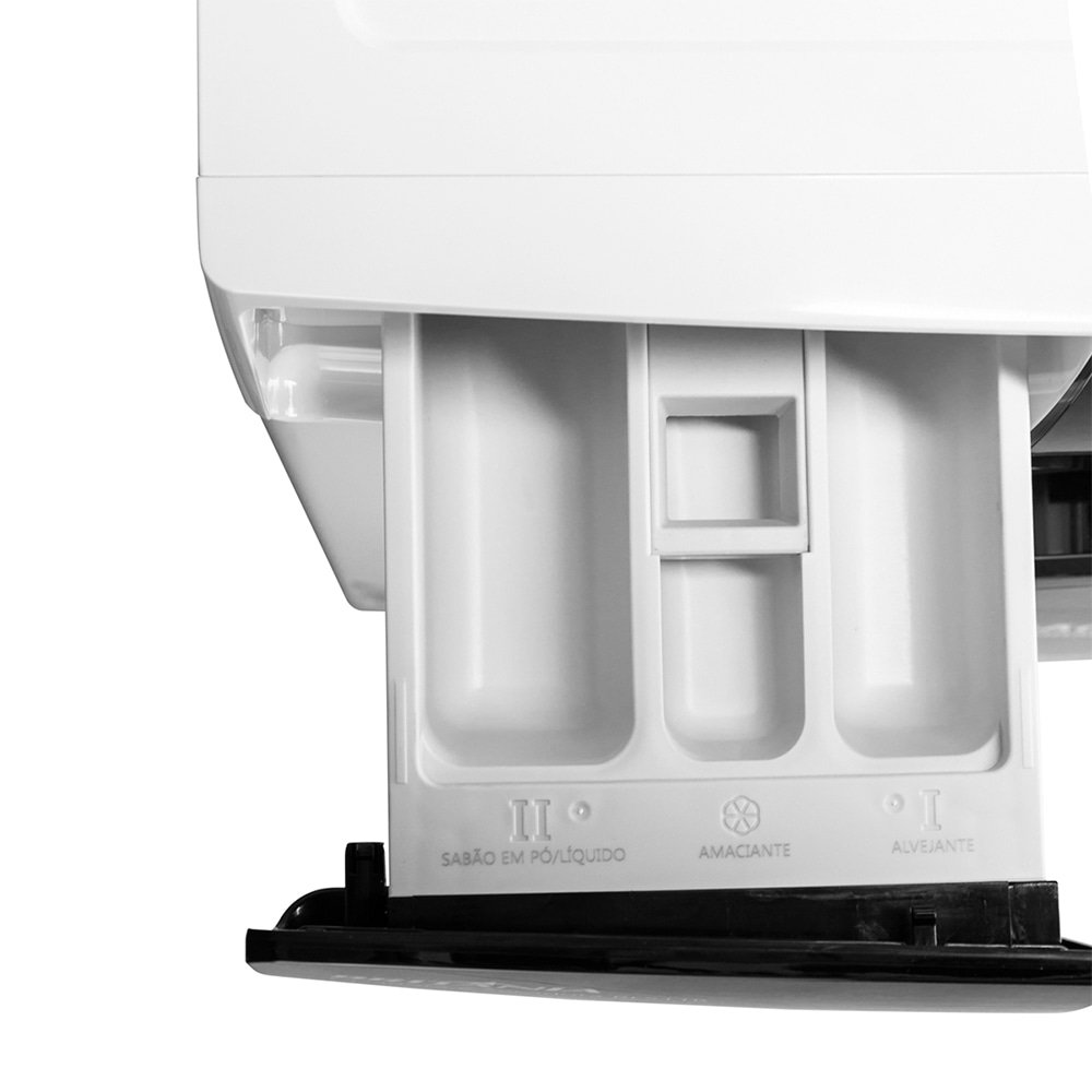 Máquina de Lavar Roupas 10Kg Philco PLS11B - Lava e Seca, Branco/Preto, 220V