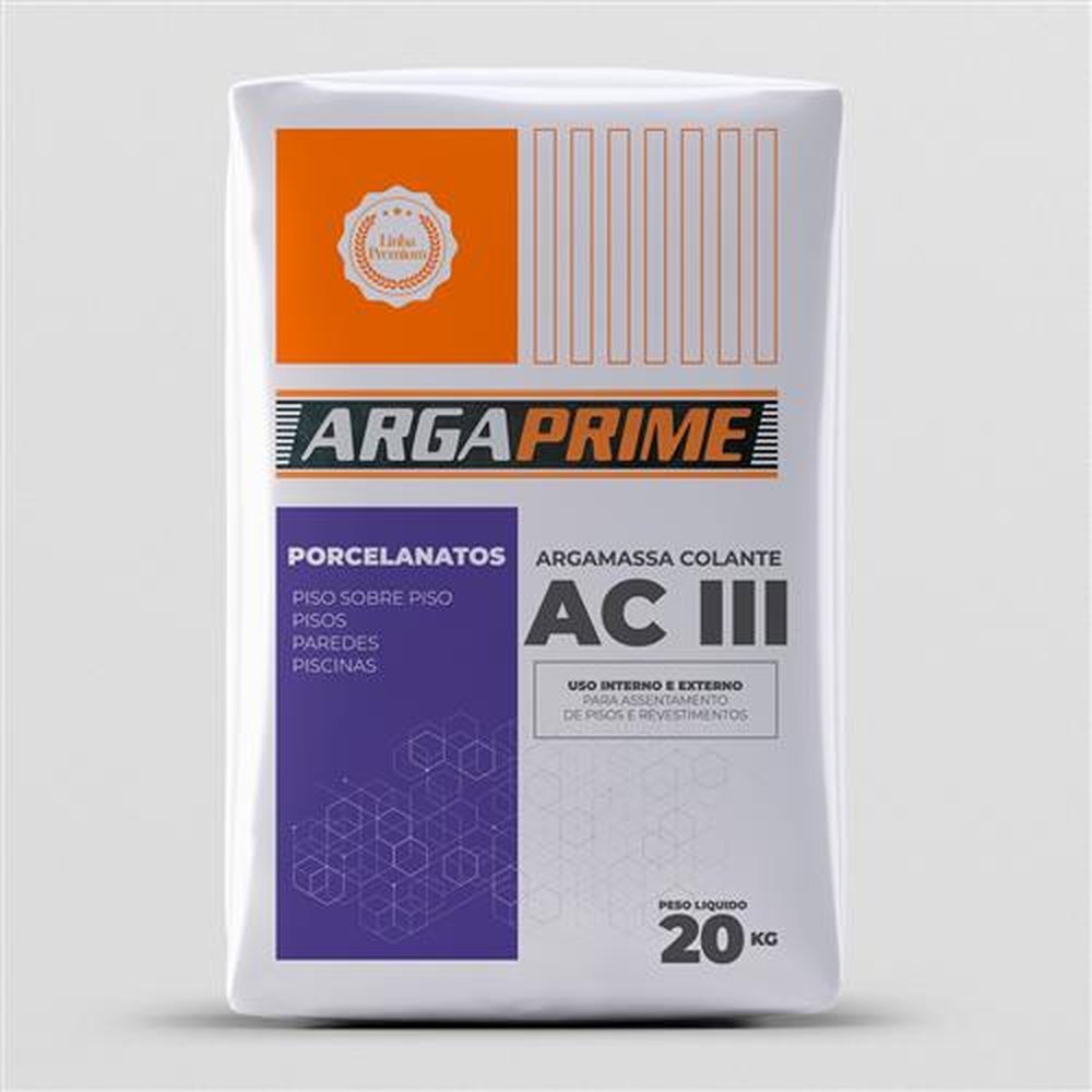 Argamassa Ac3 20 Kg - Porcelanato Interno e Externo, Piso Sobre Piso e ...