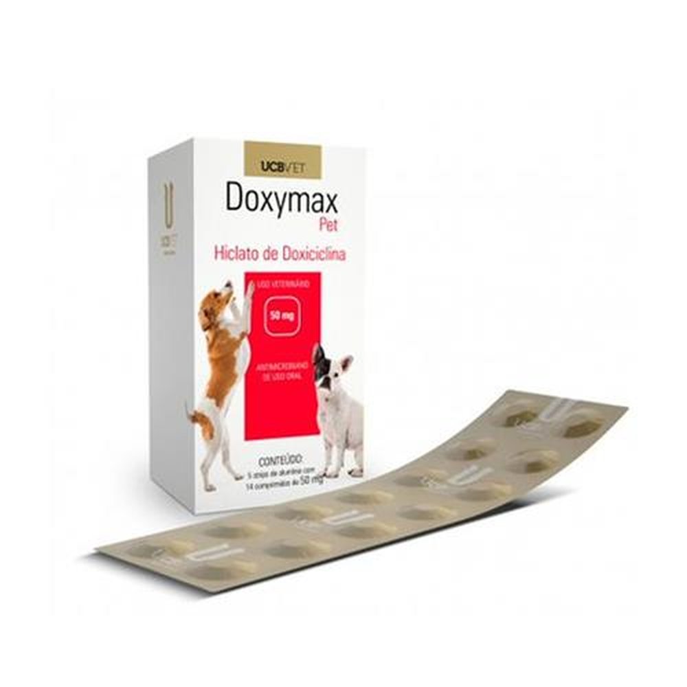 Doxymax Pet 50mg 5x14 Comprimidos Ucbvet