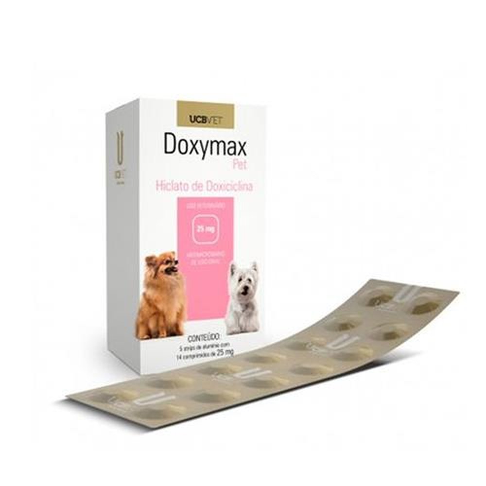 Doxymax Pet 25mg 5 x 14 Comprimidos Ucbvet