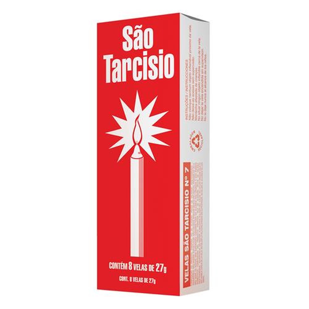 Vela São Tarcisio Nº7 24X8 Unidades 27G