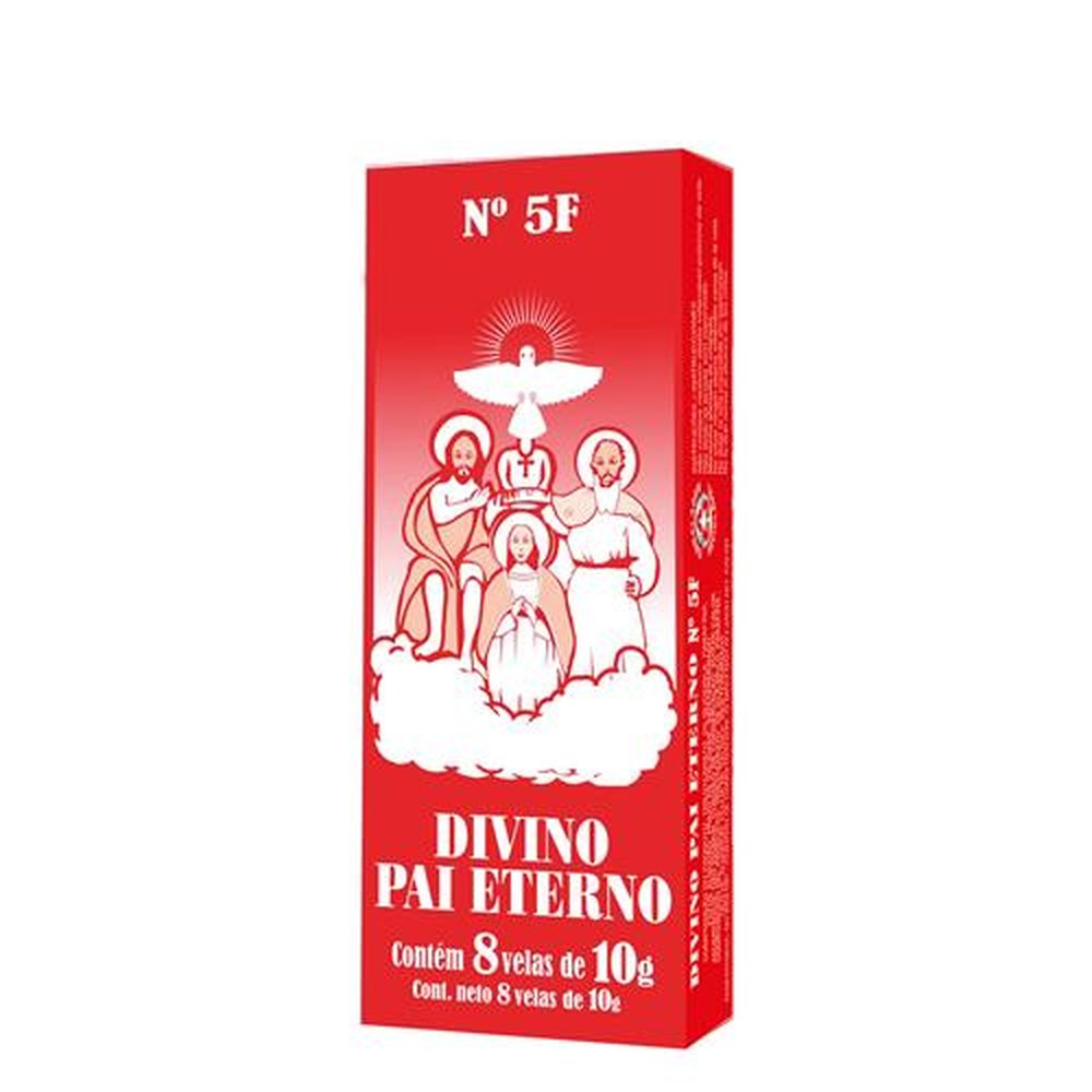 Vela Divino Pai Eterno Nº5F 24X8 Unidades 10G