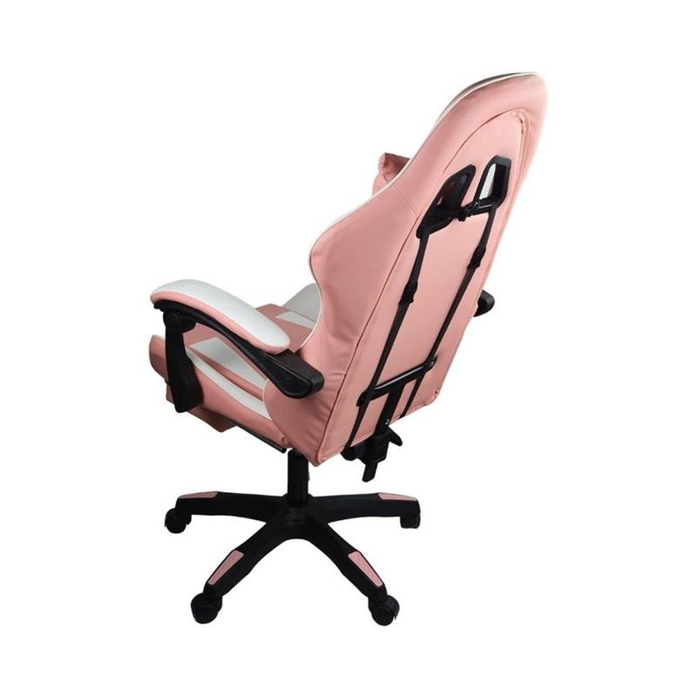 Cadeira Gamer Stillus Ergonômica Com Apoio Para Os Pés - Rosa