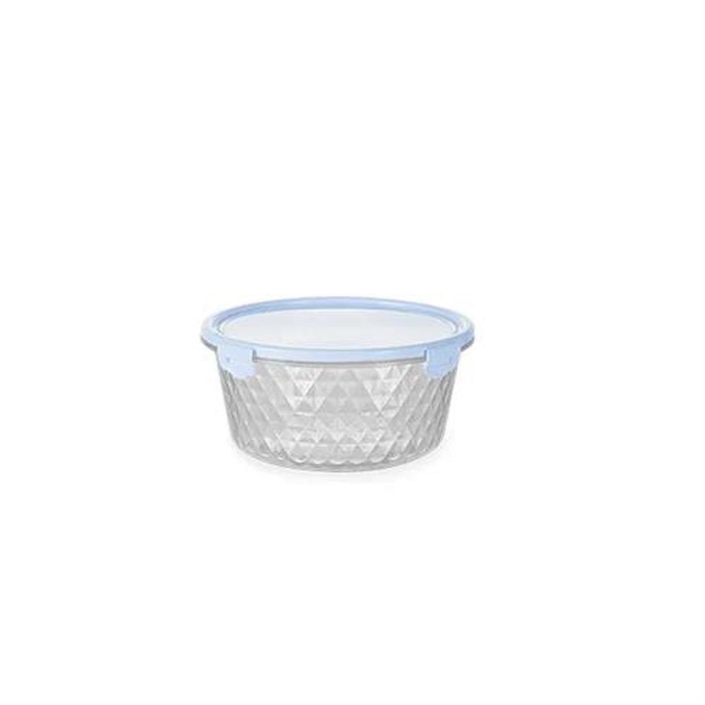 Pote Redondo Cristal 550Ml Plasvale - Branco