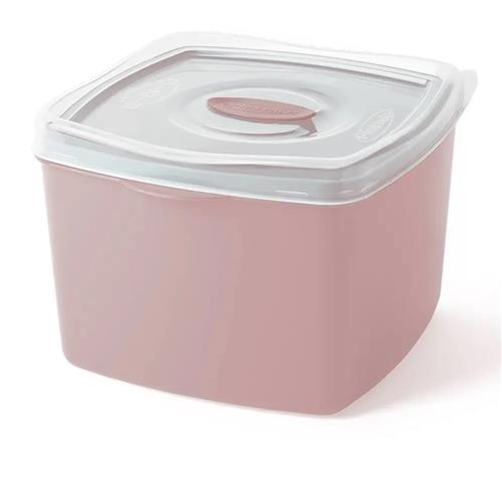 Pote Wave Quadrado 2,8L Plasvale - Rosa