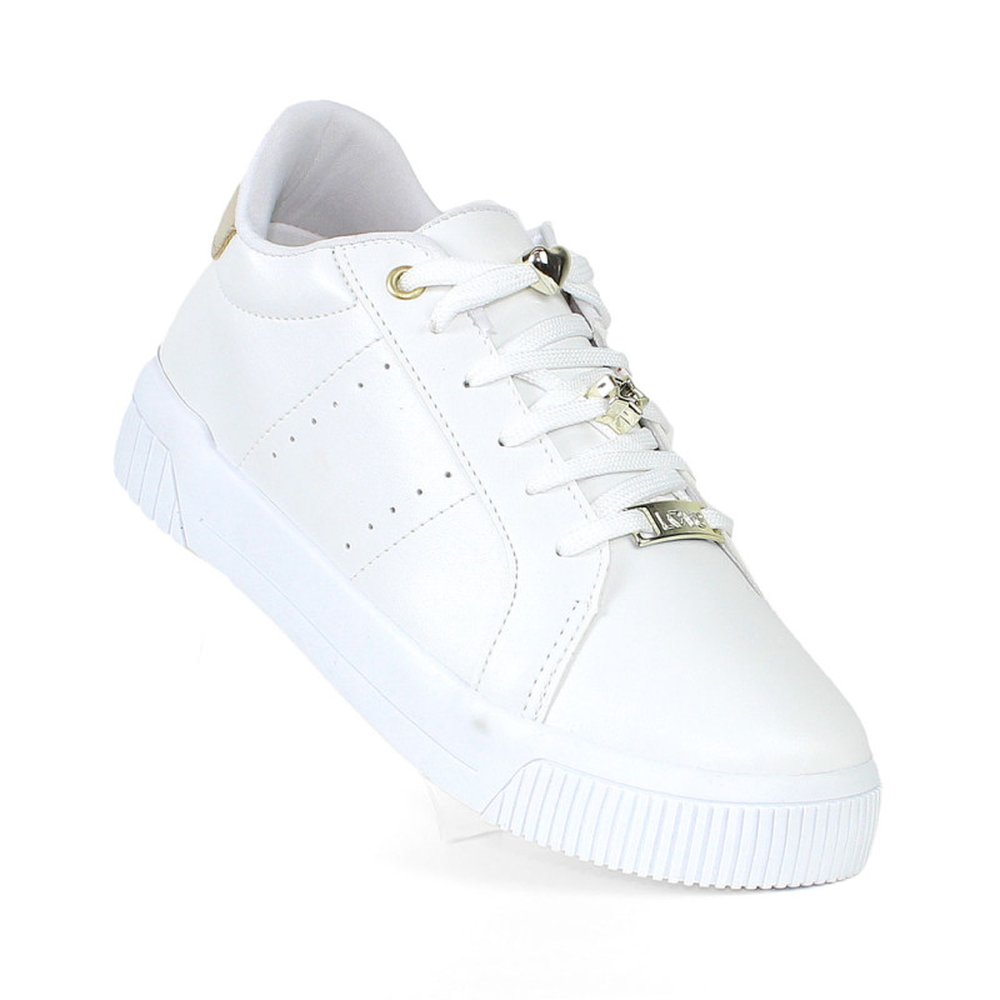 Tenis Adulto Izalu Branco Ouro Light 34-39 - Grade 12 Pares - Numeração 34-39