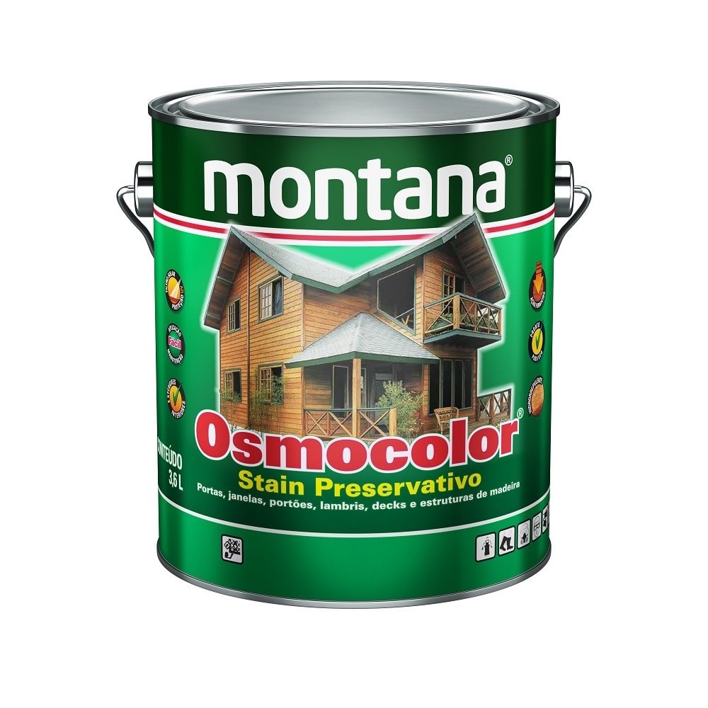 Osmocolor Stain Montana Transparente 3,6 Litros