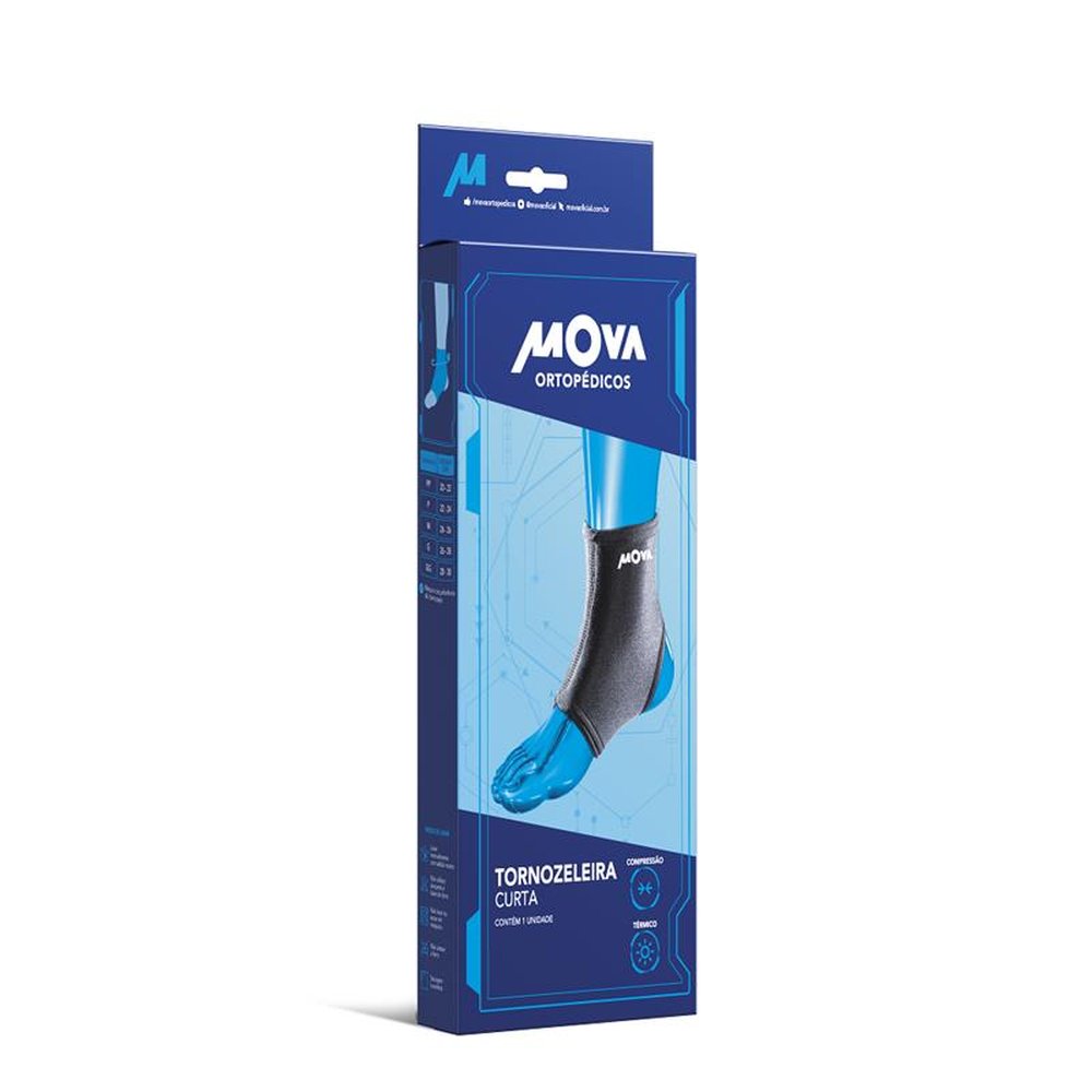 Tornozeleira Curta - Neo - Mova - Tamanho G