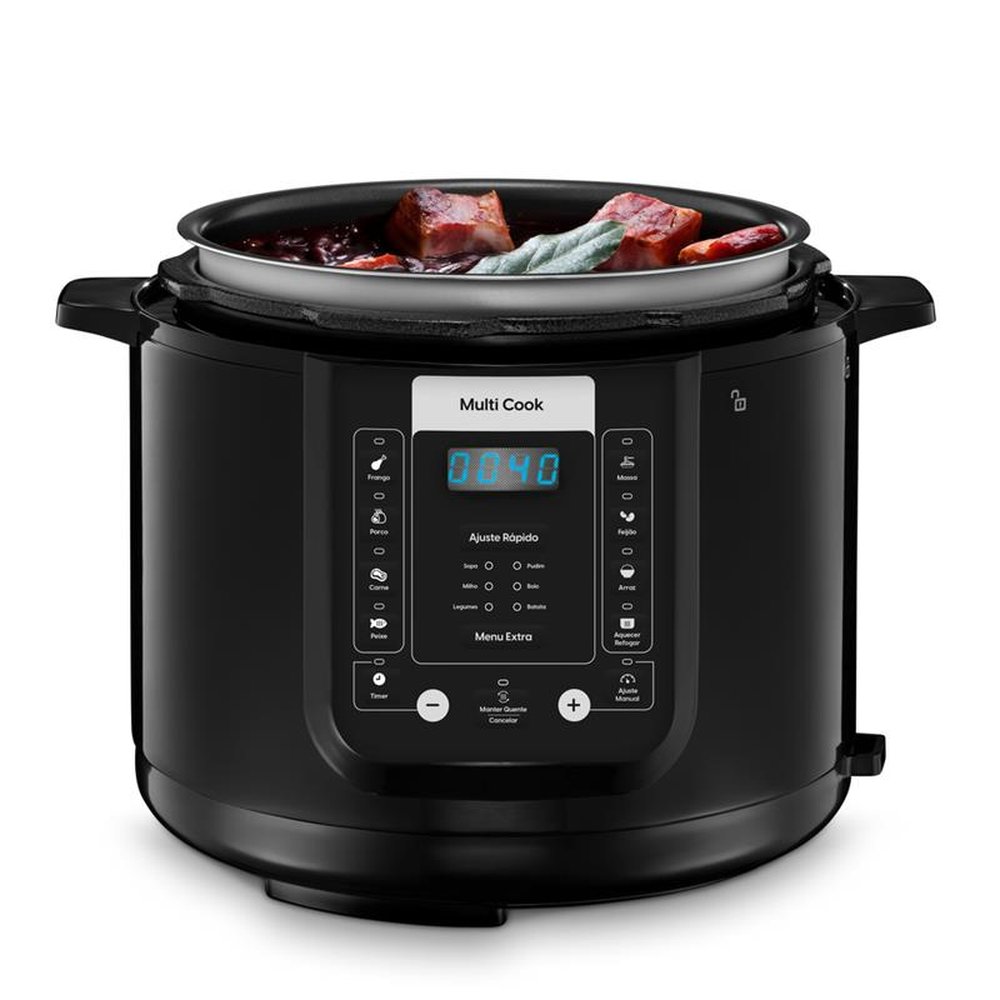 Panela de Pressao Digital Multi Cook Elgin Preta 127V