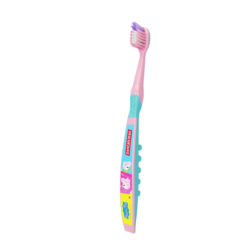 Escova Dental Infantil Macia Peppa Pig Dentalclean 2 Unidades