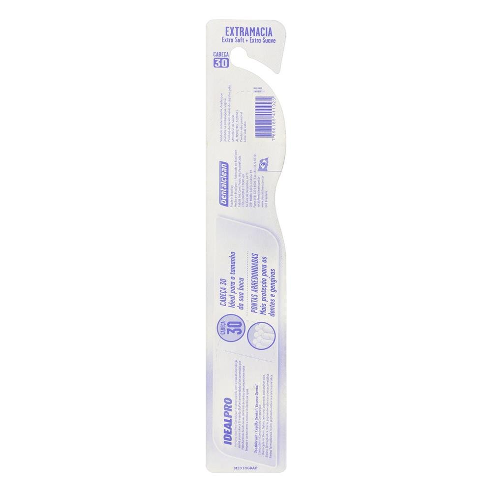 Escova Dental Extramacia Dentalclean Ideal Pro Cabeça 30
