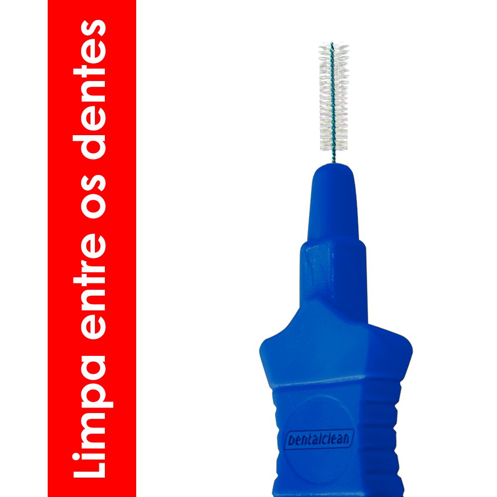Escova Interdental Cilíndrica Média Dentalclean 0,6mm 4 Unidades