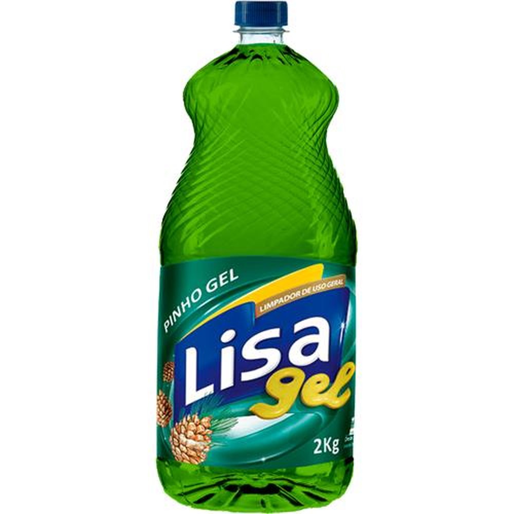 Gel Pinho Lisa 2L Fardo Com 6 Unidades