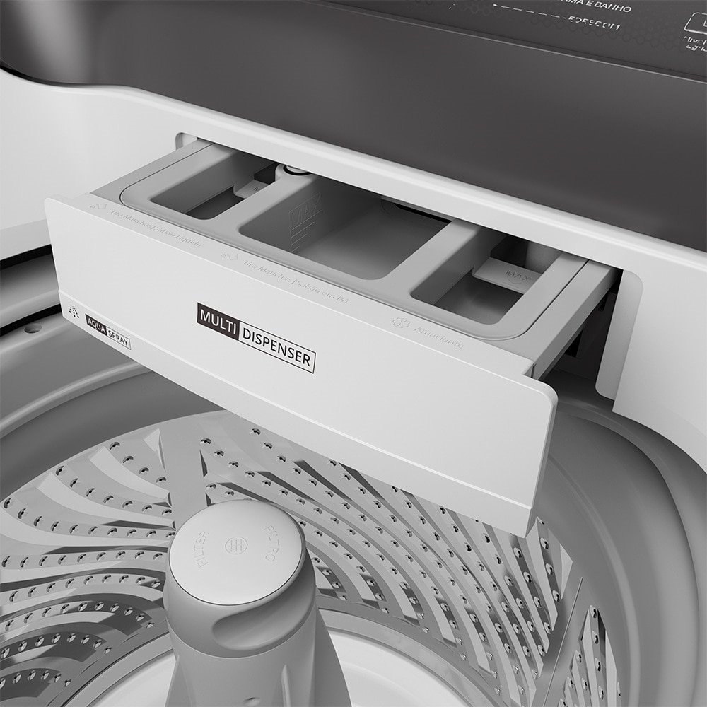 Máquina de Lavar Roupa 13Kg Brastemp BWK13 - Automática, Ciclo Tira Manchas, Branco, 220V