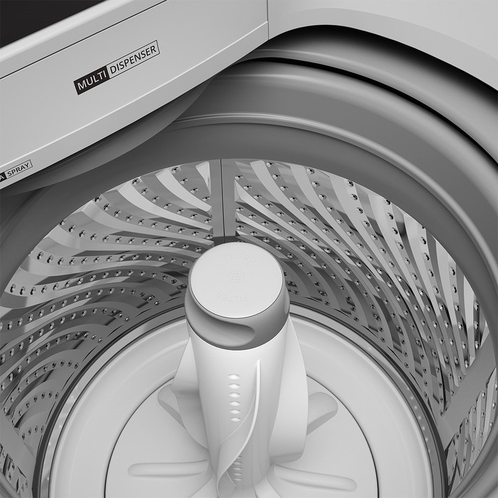 Máquina de Lavar Roupa 13Kg Brastemp BWK13 - Automática, Ciclo Tira Manchas, Branco, 220V