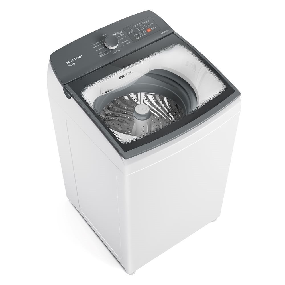 Máquina de Lavar Roupas 15 Kg Brastemp BWF15 - 12 Programas, Ciclo Tira Manchas Advanced, Branco, 220V