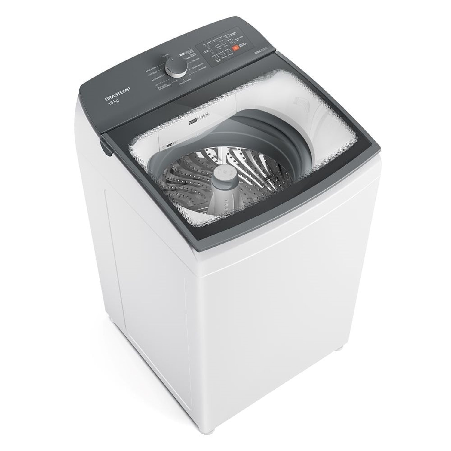 Máquina de Lavar Roupas 15 Kg Brastemp BWF15 - 12 Programas, Ciclo Tira Manchas Advanced, Branco, 220V