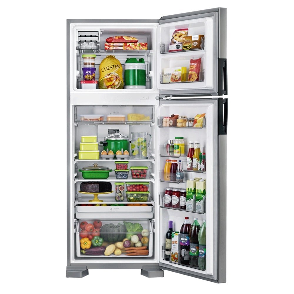 Refrigerador Consul 451 Litros CRM56FK - 2 Portas, Frost Free, Inox, 110V