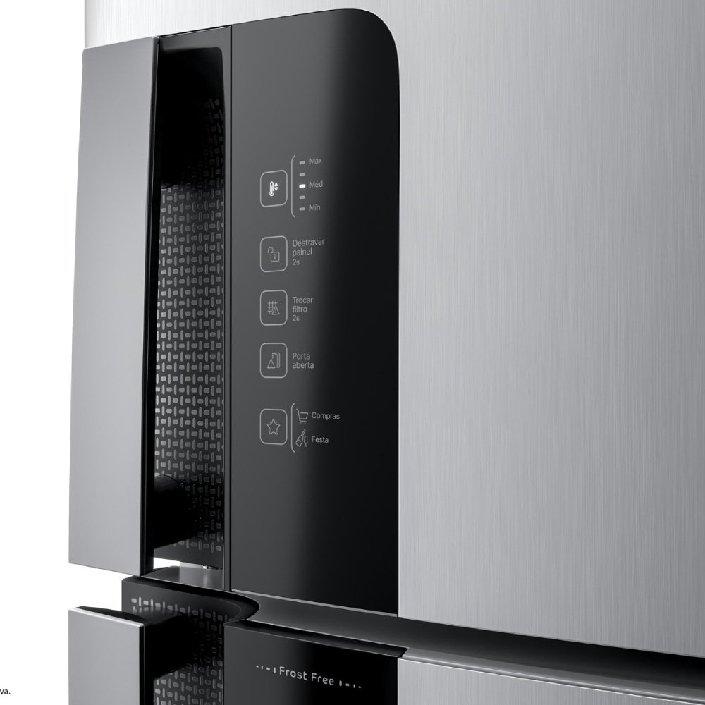 Refrigerador Consul 451 Litros CRM56FK - 2 Portas, Frost Free, Inox, 110V