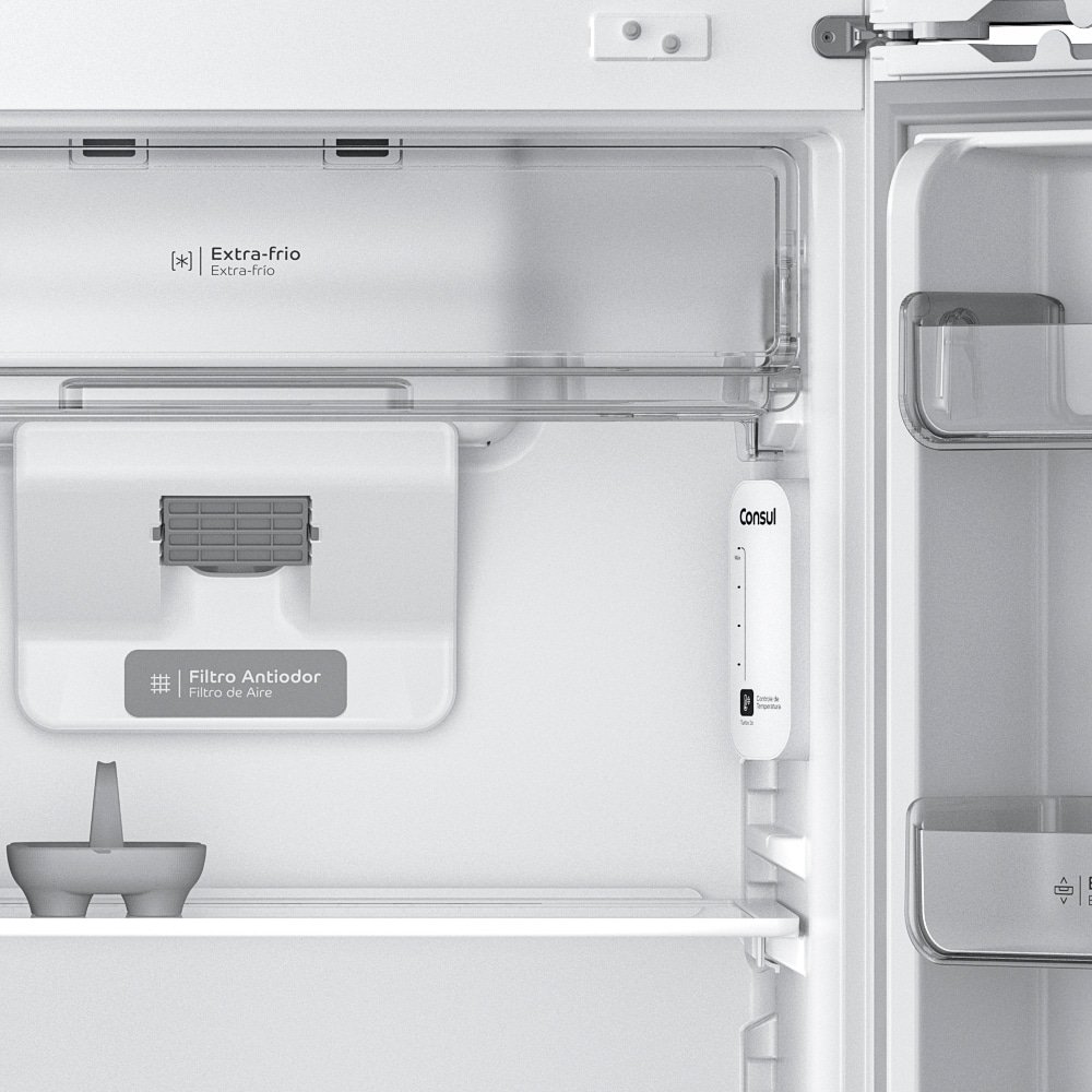 Refrigerador Consul 410 Litros CRM50FB - 2 Portas, Frost Free, Branco, 220V