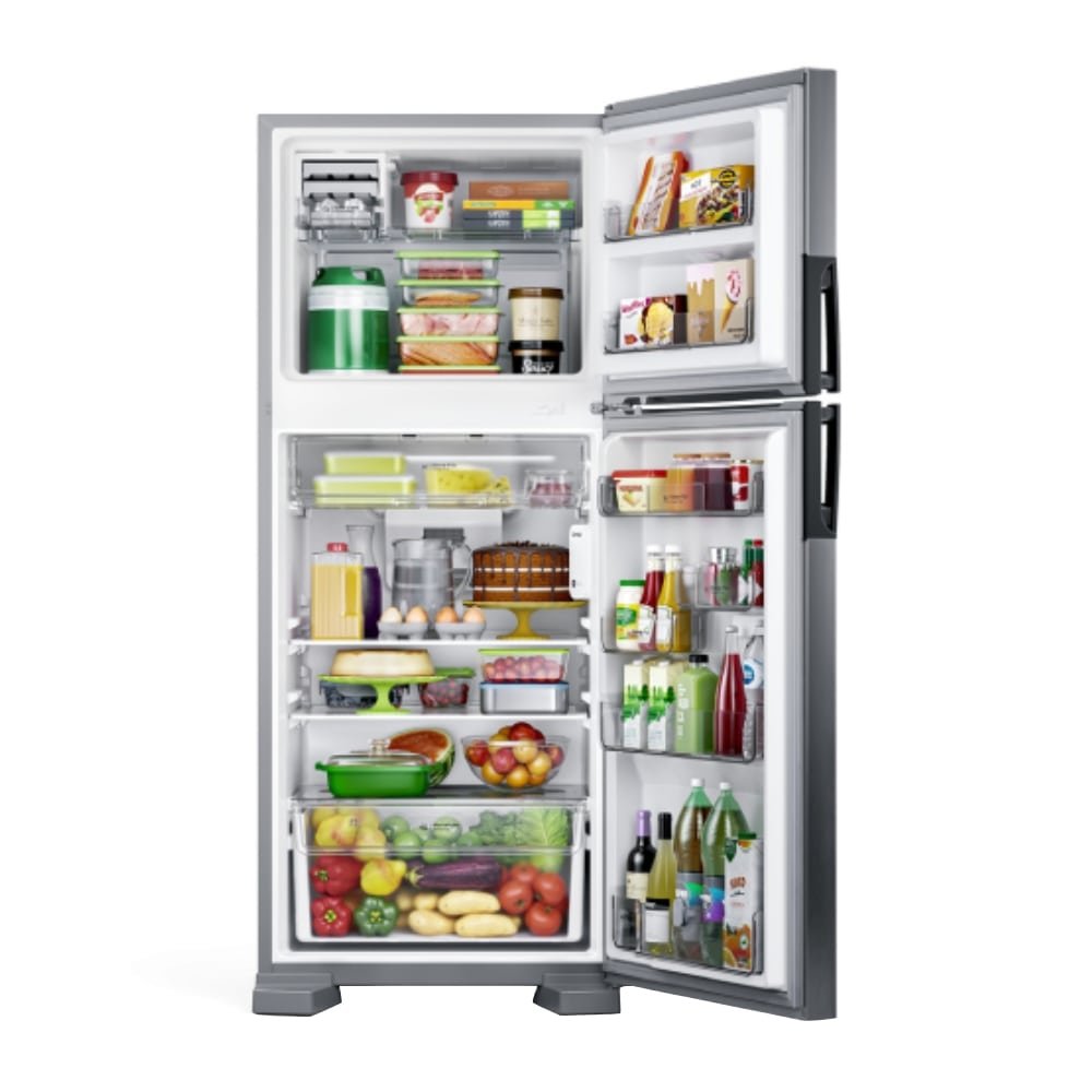 Refrigerador Consul 410 Litros CRM50FK - 2 Portas, Frost Free, Inox, 220V