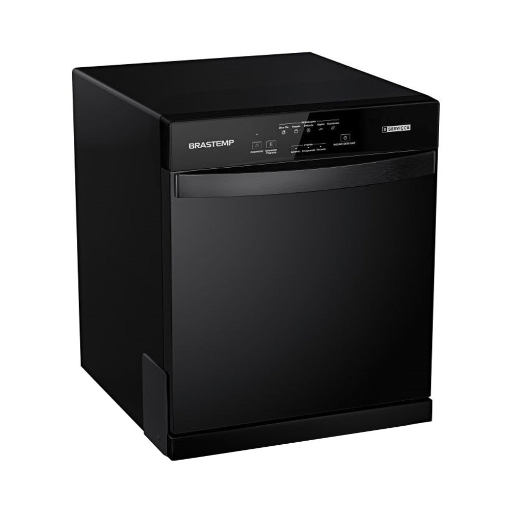 Lava-Louças 8 Serviços Brastemp BLF08AE Preto, 110V