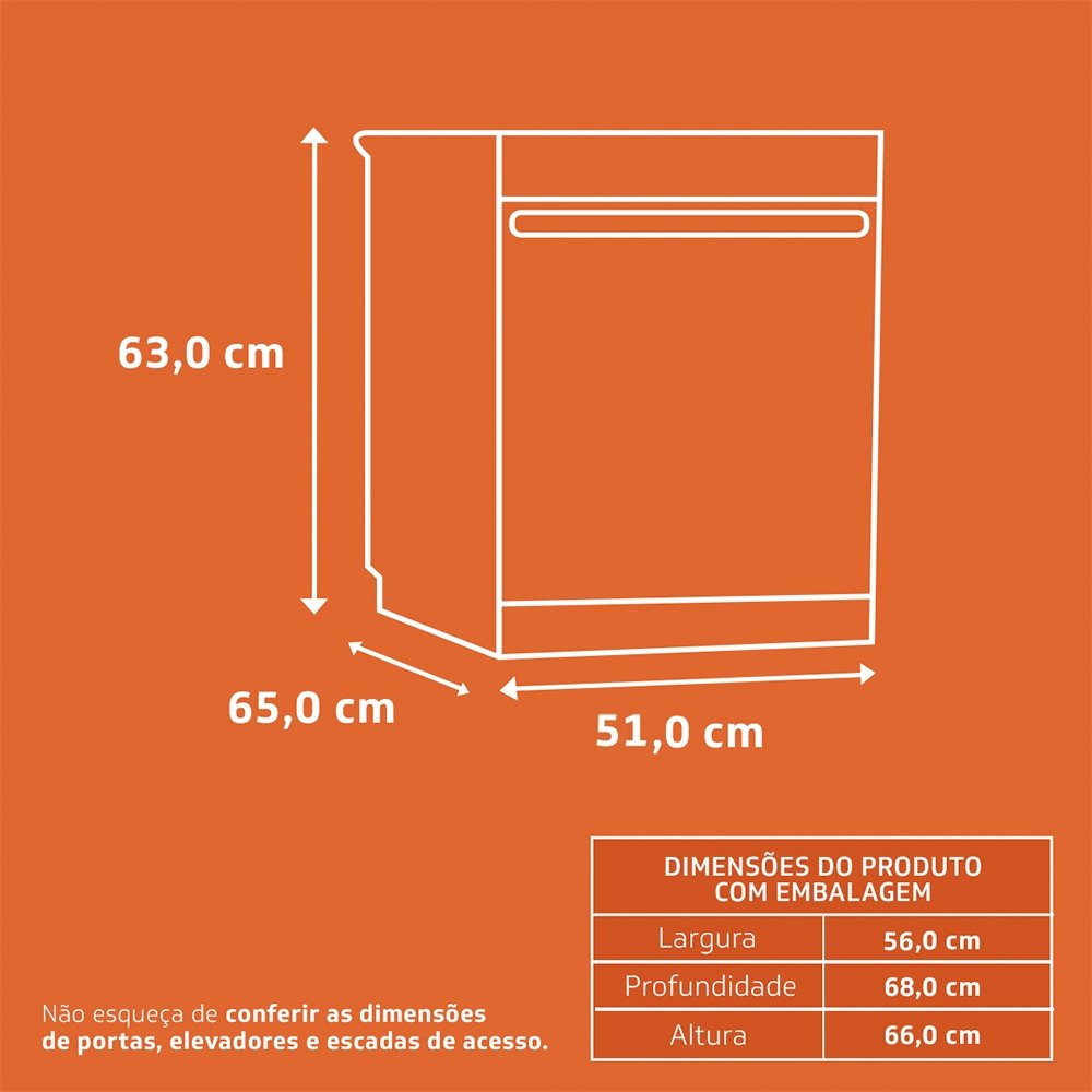 Lava-Louças 8 Serviços Brastemp BLF08BS Inox, 110V