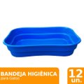 Bandeja Higiênica para Gatos Avipet Azul - Embalagem com 12 Unidades