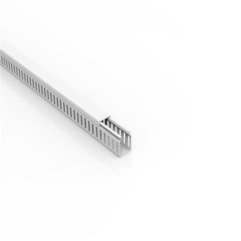 Kit com 36 Canaletas Enerbras 30X30 2 Metros Semi Aberta Bc 3030-Eb/S Branca