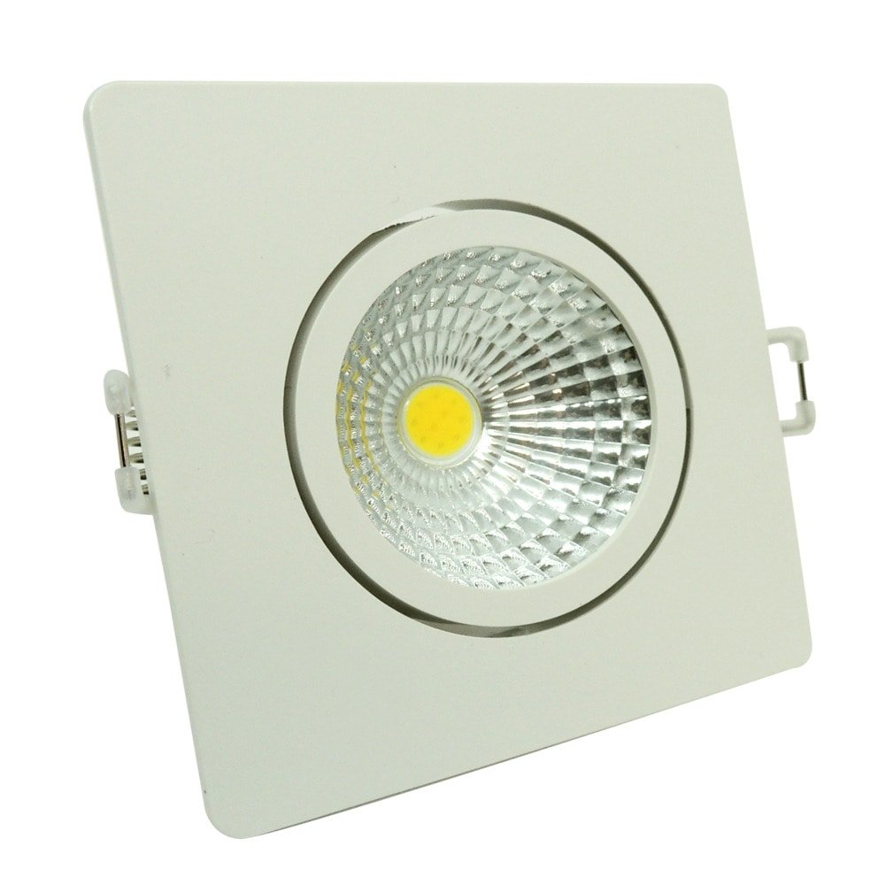 Spot Foxlux Led 3W Quadrado 3,0K Bivolt