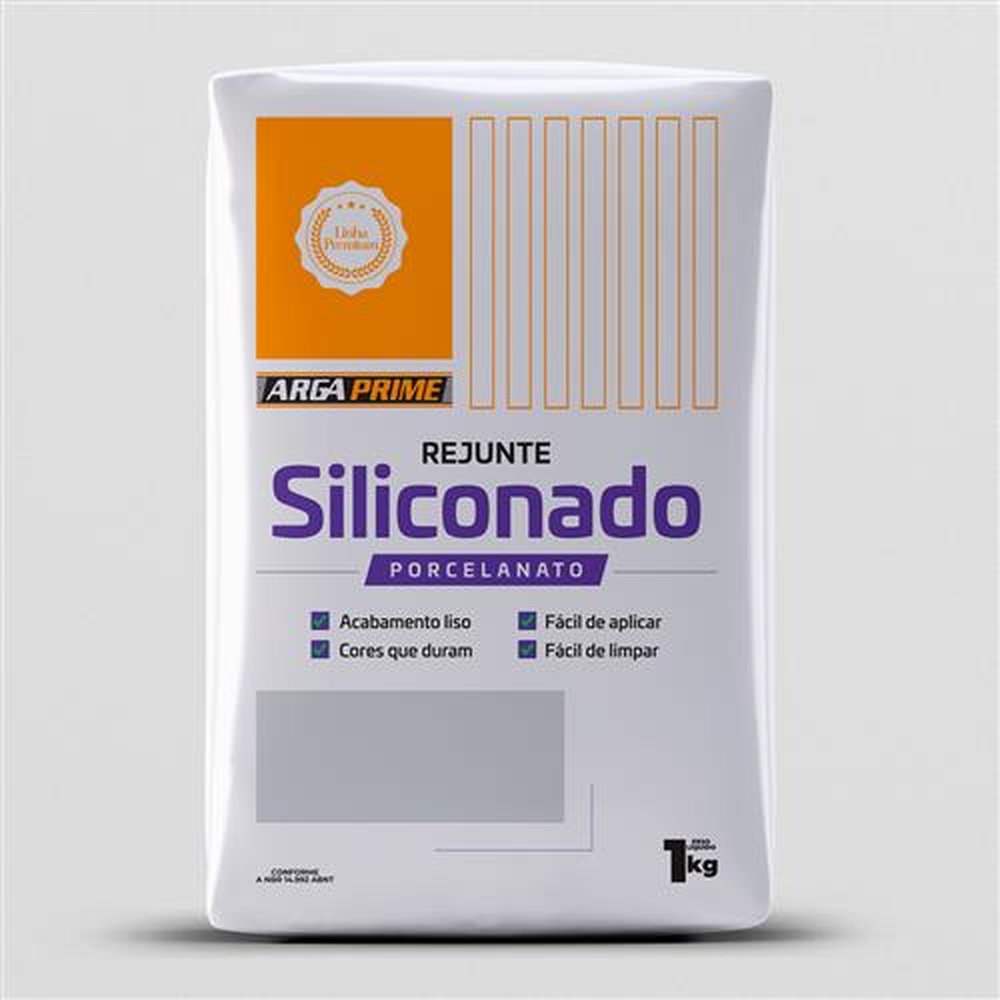 Rejunte Siliconado Flexível 1 Kg Cinza Platina