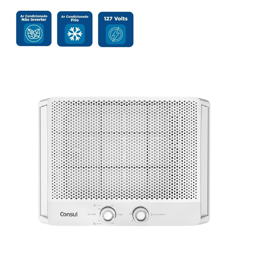 Ar Condicionado Janela Consul 7500 BTU/h Frio Mecânico CCB07FBANA ¿ 127 Volts